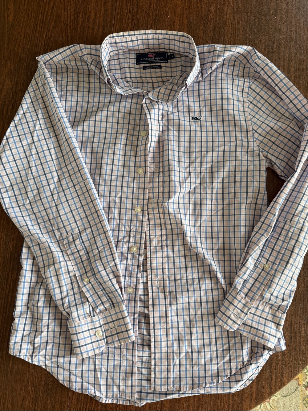 Vineyard Vines Plaid Button-Down Whale Shirt